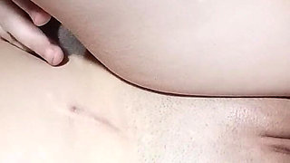 Close-up, Dick Enters and Fills Pussy with Cum, Creampie