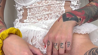 I Am Masturbating in a Bridal Costume