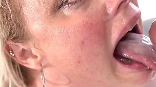 Cum drinker Cameron Skye three man gangbang