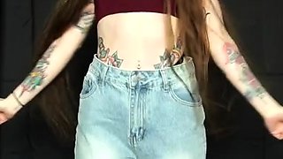 Hottest brunette solo webcam masturbation 2