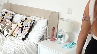 Peeing on My Cuck Sub for His First Time! He Lost His Golden Shower Virginity