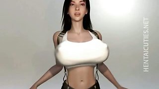 Busty 3D hentai babe gets fucked hard