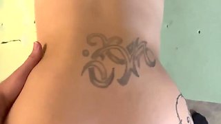 Risky Outdoor Standing Fuck Stuffs Slim Thick Tattooed Hooker Full Of Cock Compilation