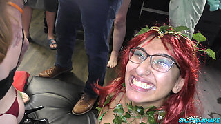 Cosplay Girlfriends Desi and Samantha Share Cocks and Spunk