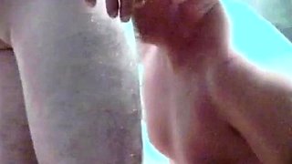 Bi-Curious Threesome Blowjob