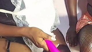 Sexy Maid Wants to Join Her Master and His Wife in the Bathroom