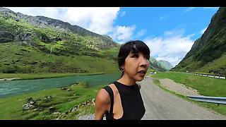 Masturbation with a Beautiful Views