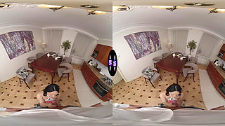 Kitchen Lust Roxy's Spicy BJ for Her Hungry Man - TmwVRnet