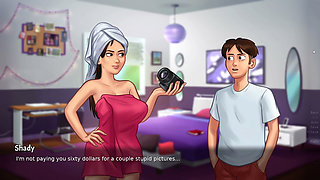 Stepsis Caught me taking panties - Summertime Saga part 12