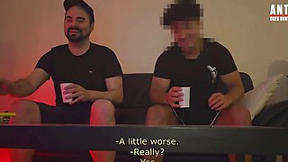 AntoGoesHuntings Hairy Turkish Straight Buddys First Cock Sucking Trial with Mutual