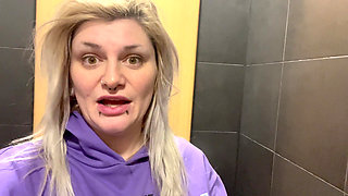 Gym Girl Public Toilet Pissing