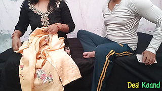 Punjabi Stepmom fucked in the ass by her stepson when both are alone at home desi kaand