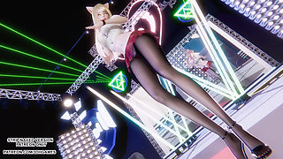MMD I Ren - Butt - Ahri Sexy Kpop Dance League of Legends Hentai Uncensored 4K 60FPS