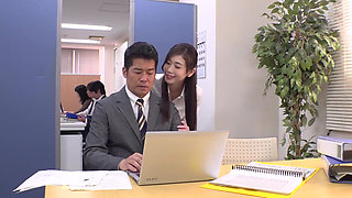 Younger Female Boss Seduces Me with Sweet and Teasing Whispers in My Ear From Behind. Part.1