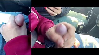 Coupleslowsexs Public Handjob Caught on Camera, He Films Her to Cum
