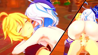 Genshin impact, hentai uncensored, hardcore sex