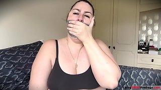 Lacey - Self Gag Fun and Orgasms After Gym Part 1