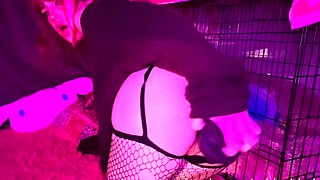 Skinny pierced amateur redhead rough fucking huge toys