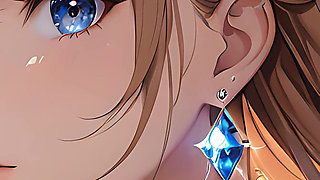 Bokeh Dreams: a Beautiful Young Woman in Floating Lights