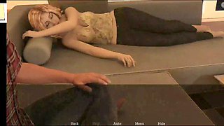 Busty erotic visual novel with curvy characters and engaging story