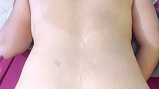 Her Back Was Covered in Semen, and She Loves It.