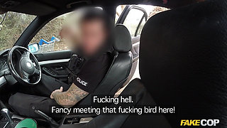 Fake Cop - Busty Blonde Fucked in Junk Yard