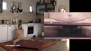 Miss Douxxx Uses Her Slave's Tongue and Crush His Crotch