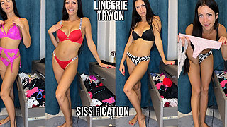 Lingerie Try on, Sissification, Underwear Drawer
