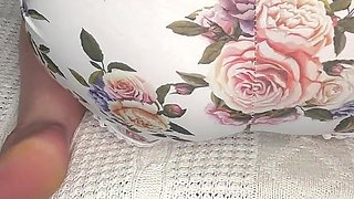 Floral Granny Panties Fart Session