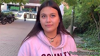 An Innocent Latina Teen Fucks For Money