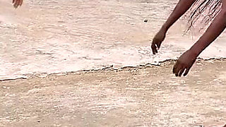 African Lesbian Lover Playing Local Game in Outdoor