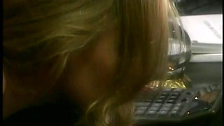 Older Bald Guy Loves to Fuck the Tight Little Anus on This Gorgeous Young Blonde