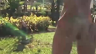 Anal blonde lets her ass be used