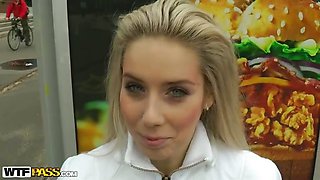 Upskirt fucking in public porn video