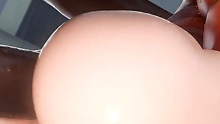 Tracer (overwatch) - Big Ass Blonde Craves BBC, Rough Deepthroat & Anal Creampie