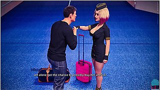 Stewardess Mimi - Visual Novel Shortstory - Pc Gameplay Hd With Car Toon