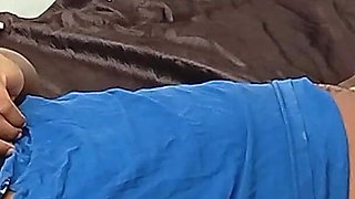 African Teen Rides Cowgirl Revers on a Big Dick