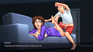 My stepmom falls in love with me, and we fuck every moment we can - summertime saga