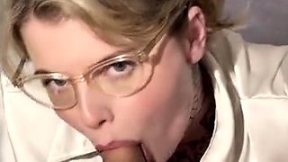 Amateur Blonde Blowjob CIM