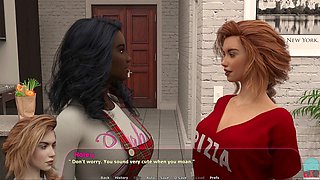 Haley's story in a steamy 3D porn game visual novel
