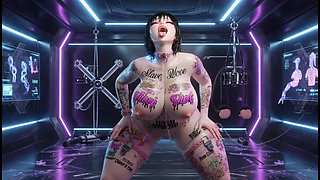 "Lira Loyal Slave - Futuristic High-Tech BDSM Training Chamber 3D Hentai"