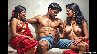 Desi indian husband big cock fucking his wife hardcore rough indian couple sex