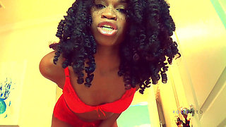 Toilet Slave Brushing- Ebony Goddess Goddess Rosie Reed Toilet Slavery- 1080p HD