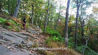 Hiking, short skirt