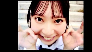 POV close up asian gf blowjob