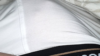 Step mom a new handjob for first time under step son underwear