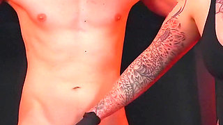 Estim Milking a Huge Orgasm Out of Him