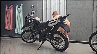 A Promiscuous Married Woman Works At A Car Wash Completely Naked To Attract More Customers