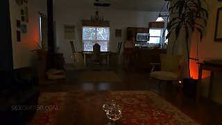 A Sexy Hot Mature MILF tries a dating app a finds the young son of an old friend.