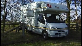 Mature riding cock of a guy who is giving her a ride